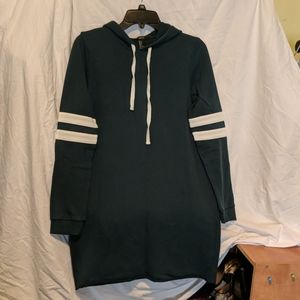 Forever 21 DARK GREEN size S  Long Hoodie